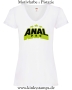 Damen T-Shirt mit V Ausschnitt Anal Pro