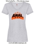 Damen T-Shirt mit V Ausschnitt Anal Pro