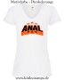 Damen T-Shirt mit V Ausschnitt Anal Pro