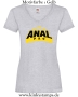 Damen T-Shirt mit V Ausschnitt Anal Pro