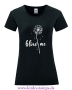Damen T-Shirt mit rund Ausschnitt Blow me
