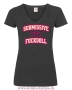 Damen T-Shirt mit V Ausschnitt Submissive Fuckdoll