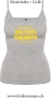 Damen Top mit Träger All I need is a big cock therapy for my holes