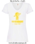 Damen T-Shirt mit V Ausschnitt Pineapple Swinger Planet