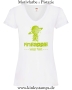 Damen T-Shirt mit V Ausschnitt Pineapple Swinger Planet