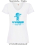 Damen T-Shirt mit V Ausschnitt Pineapple Swinger Planet