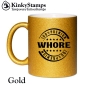 Premium Whore Glitzertasse