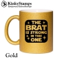 The Brat is strong in this one Glitzertasse