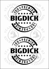Temporäres Klebetattoo – 100 % Premium BigDick