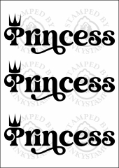 Temporäres Klebetattoo – Princess