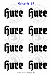 Temporäres Klebetattoo Hure