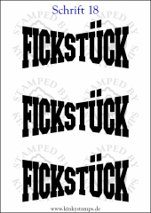 Temporäres Klebetattoo „Fickstück“
