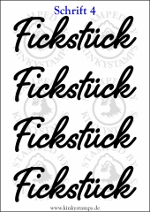 Temporäres Klebetattoo „Fickstück“