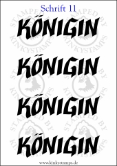 Temporäres Klebetattoo „Königin“