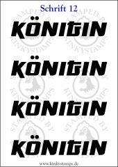 Temporäres Klebetattoo „Königin“