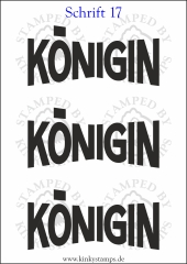 Temporäres Klebetattoo „Königin“