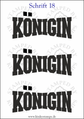 Temporäres Klebetattoo „Königin“