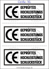 Temporäres Klebetattoo – CE Geprüftes Hochleistungs Schluckstück