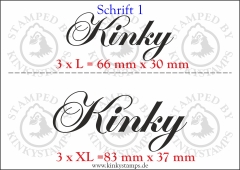 Temporäres Klebetattoo „Kinky“