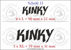 Temporäres Klebetattoo „Kinky“