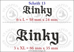 Temporäres Klebetattoo „Kinky“