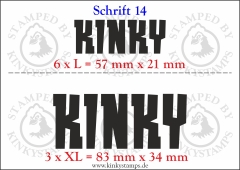 Temporäres Klebetattoo „Kinky“