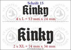 Temporäres Klebetattoo „Kinky“