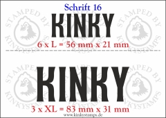 Temporäres Klebetattoo „Kinky“