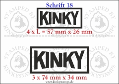 Temporäres Klebetattoo „Kinky“
