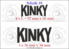 Temporäres Klebetattoo „Kinky“