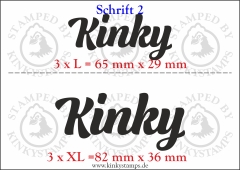Temporäres Klebetattoo „Kinky“