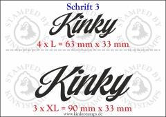 Temporäres Klebetattoo „Kinky“