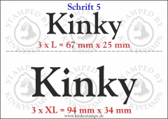 Temporäres Klebetattoo „Kinky“