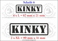 Temporäres Klebetattoo „Kinky“