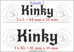 Temporäres Klebetattoo „Kinky“