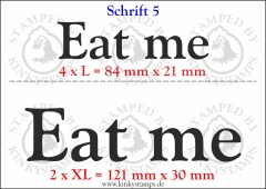 Temporäres Klebetattoo „Eat me“