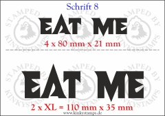 Temporäres Klebetattoo „Eat me“