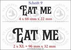 Temporäres Klebetattoo „Eat me“