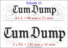 Temporäres Klebetattoo „Cum Dump“