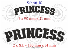 Temporäres Klebetattoo „Princess“