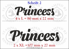 Temporäres Klebetattoo „Princess“