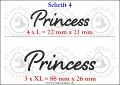 Temporäres Klebetattoo „Princess“