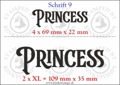 Temporäres Klebetattoo „Princess“