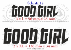 Temporäres Klebetattoo „good girl“