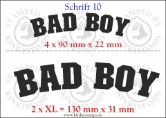 Temporäres Klebetattoo „Bad Boy“