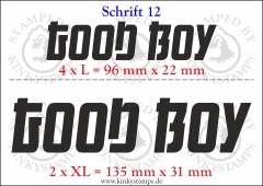 Temporäres Klebetattoo „good boy“