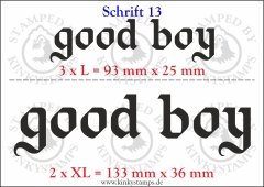 Temporäres Klebetattoo „good boy“