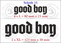 Temporäres Klebetattoo „good boy“