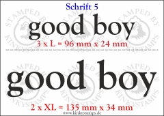 Temporäres Klebetattoo „good boy“