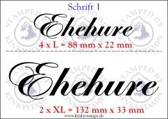 Temporäres Klebetattoo – „Ehehure“